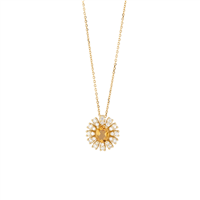 Collana Bliss Donna Bl girasole in Oro giallo Quarzo 20114788